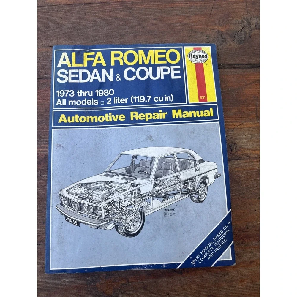 SHOP MANUAL SERVICE REPAIR ALFA ROMEO HAYNES BOOK CHILTON OWNERS WORKSHOP